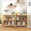 Buffet 4 portes avec panneaux grillagés
