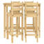 Srihaan 112cm Solid Wood Bar Set-1638177429