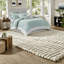 Ensemble de literie en coton de qualité supérieure, mini ensemble de housse de couette turquoise, style bord de mer pour la maison