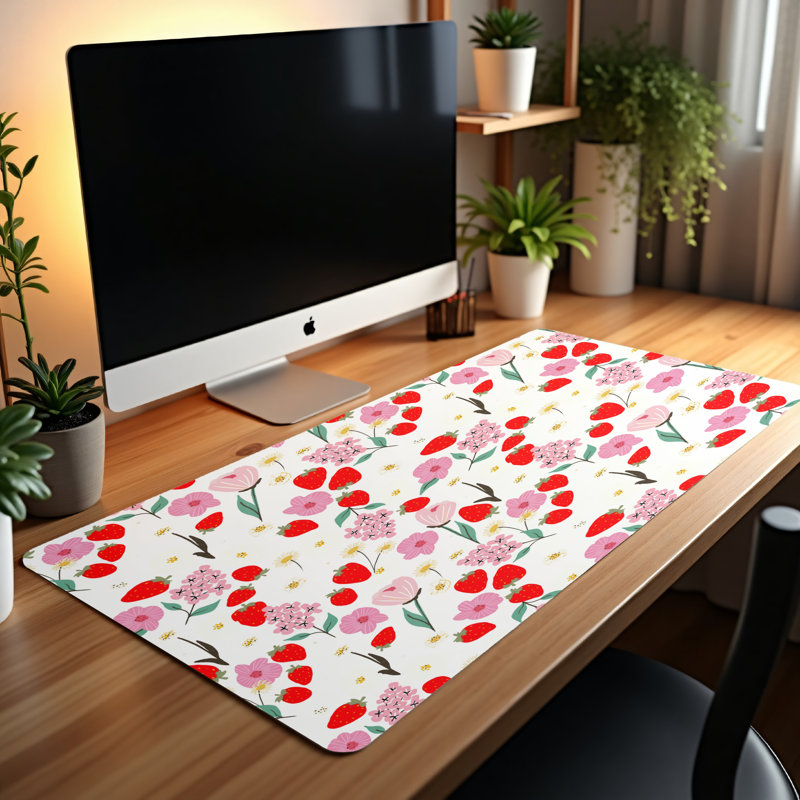 Polyester Desk Pad, 14.4x12.1