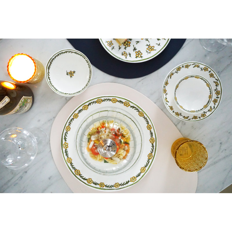 Deco Placemat, Ivory 