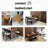 Burlywood Rectangular Solid Wood Dining Table-1864266191