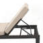 CHAISE Longe avec coussin