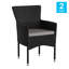 Chaise de patio avec coussin-88784860
