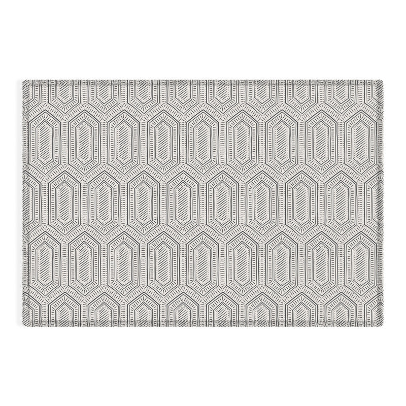 Tapis rectangulaire Maryam avec envers antidérapant, Rectangle 2 pi x 3 pi