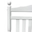 Chaise berçante balcon pour adulte - blanc fabriquée en bois massif, avec siège et accoudoirs confortables, dossier facile à assembler, bois franc à charge maximale de 280 lb, capacité de charge stable