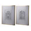 Ensemble de 2 fausses crayons, art mural, décoration murale, 24 po x 32 po