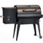 Barbecue à granules de bois et fumoir de 456 po² avec contrôle automatique de la température PID, pieds pliants pour patio ou véhicule récréatif en bronze