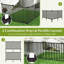 4 panneaux de clôture en vinyle 80 po x 39 po pour terrain mou-117172271
