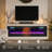 72" Electric Fireplace with 12 Color Flame - Recessed/Wall Mount, Remote Control-1293810301