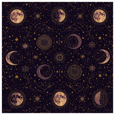Tapis de bain Celestial Moon Phases