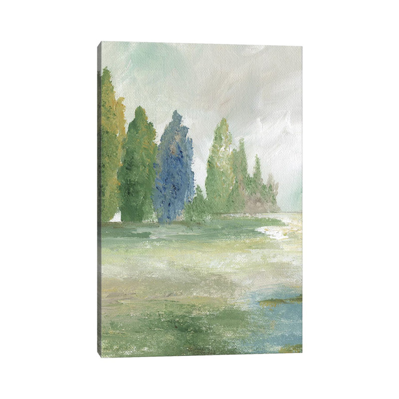 Jeweled Valley I - Painting on Canvas, Wrapped Canvas, 101.6 cm H x 66.04 cm W x 1.91 cm D