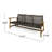 Large Seating Patio Lounge - Wood And 3 Seater Outdoor For Backyard Relaxation-1864952257