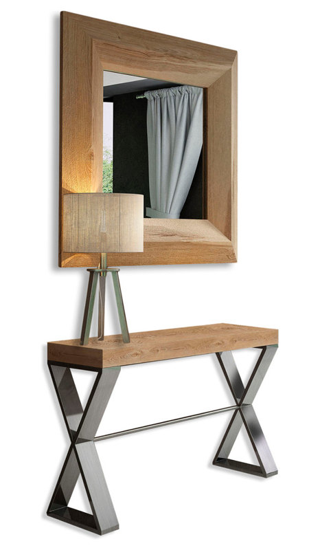 Saphire Console Table, 31.5" H x 31.5" W x 15.6" D