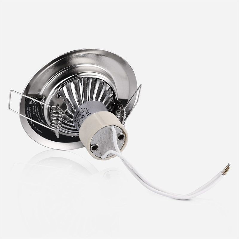 Onique 8,5 cm LED Recessed Lighting Kit, Glänzend Silber