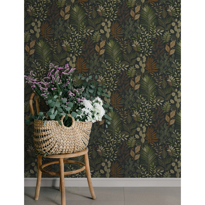 Papier peint Botanicals, Noir