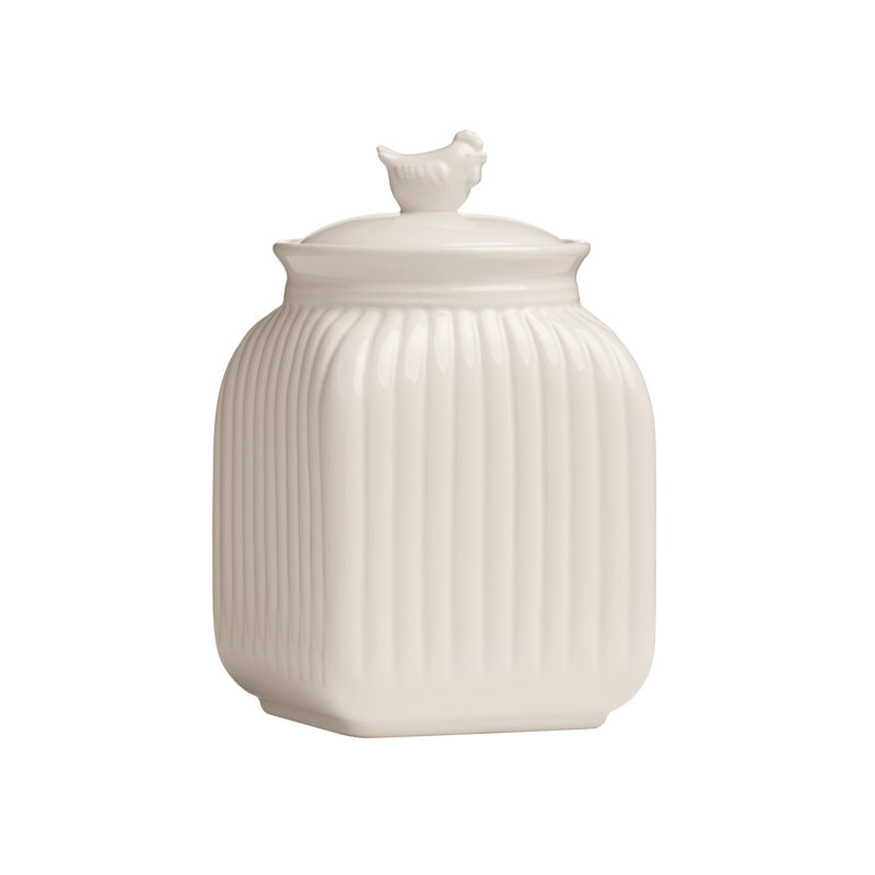 Ceramic / Porcelain Jar, 20 cm H x 12 cm W x 12 cm D