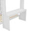 Grand lit superposé au-dessus d'un lit simple en bois-425300020