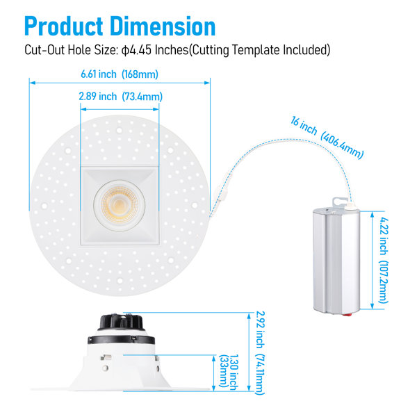 Dimensions du produit