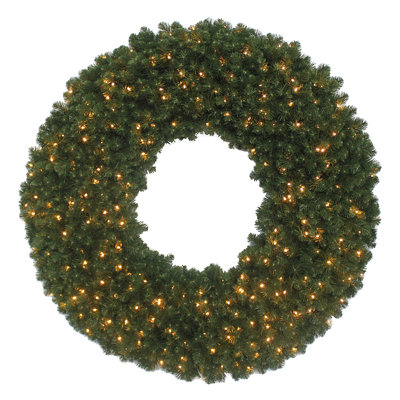 Faux Lighted 60'' Wreath