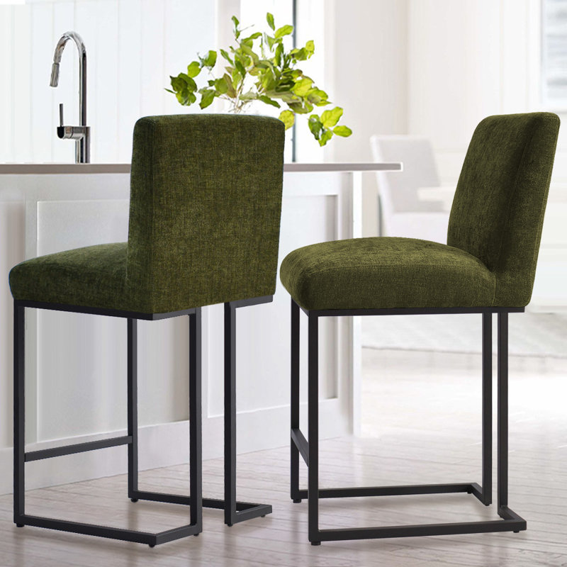 Chelley 25" Counter Stool, Green