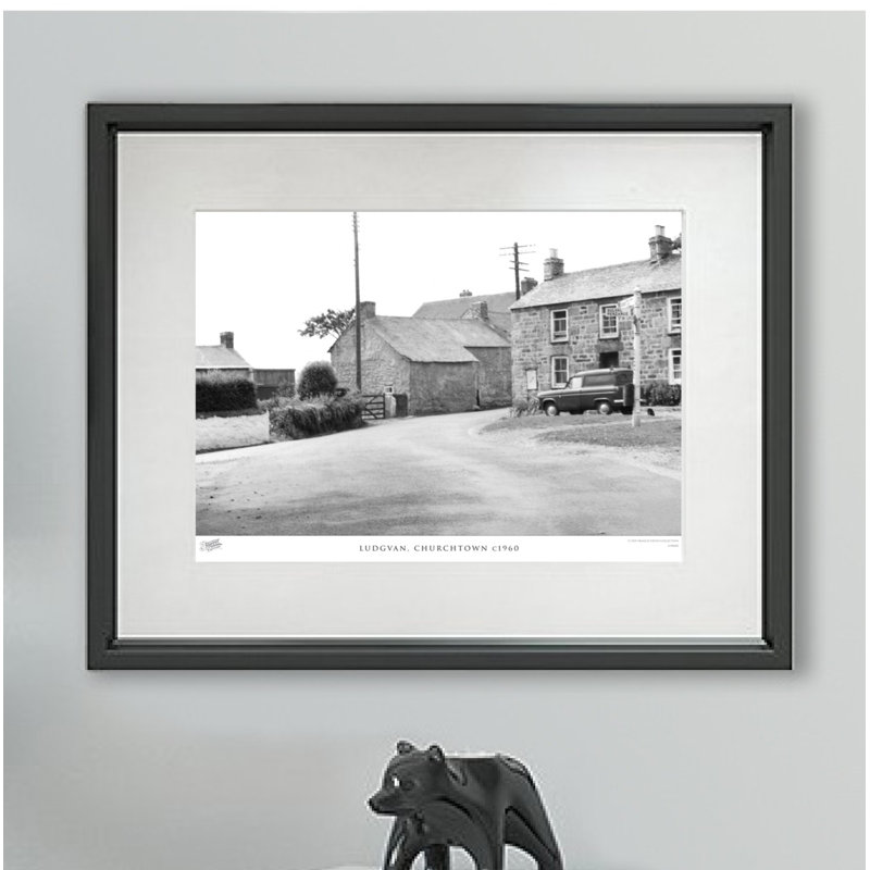 Ludgvan, Churchtown C1960 - Single Picture Frame Print, 40cm H x 50cm W x 2.3cm D