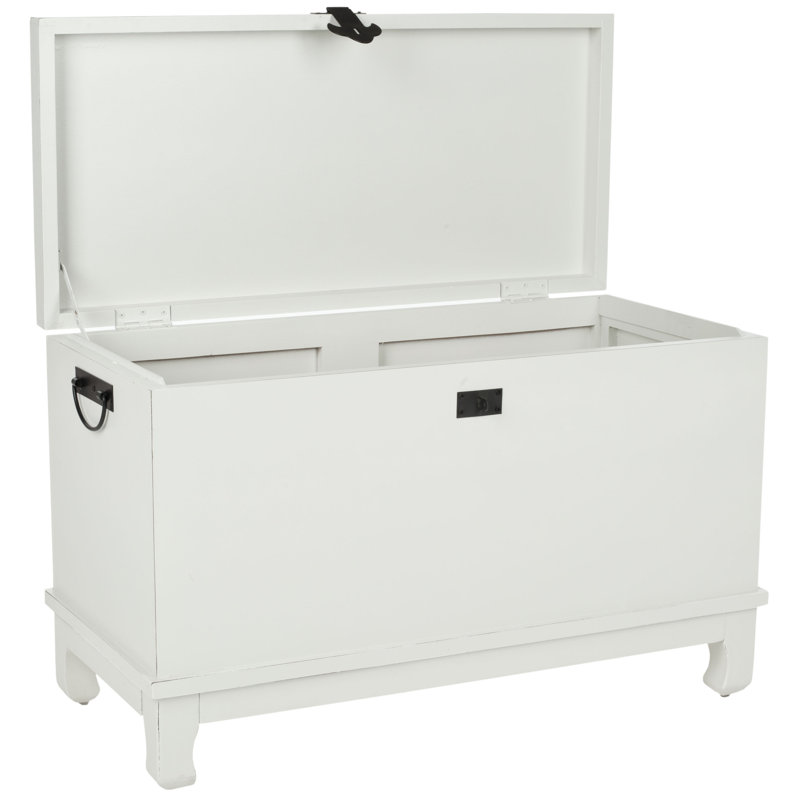 Table basse avec rangement Farnham, Shady White