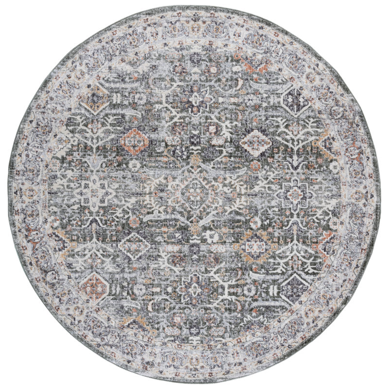 Scarlett 406 Performance Oriental Rug, Round 6'7"