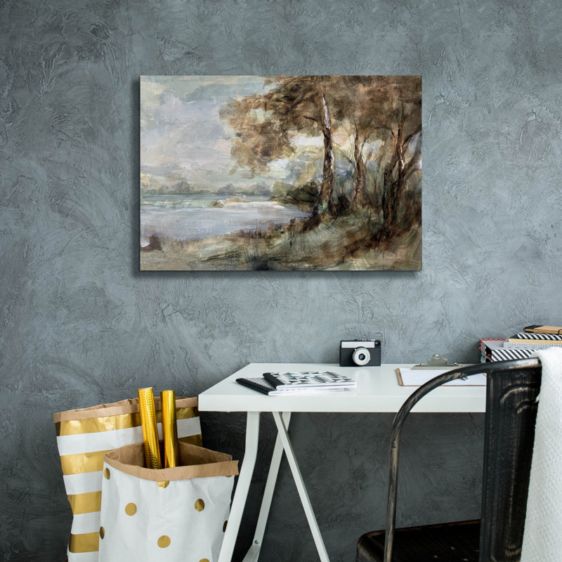 «Peaceful Lake» par Danhui Nai, art mural sur toile