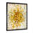 'Glam Yellow Explosion Blocks' - Picture Frame Print on Canvas-48300848-48300847