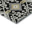 Tapis noir Prisco lavable à la machine de qualité supérieure-1389372585