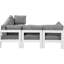 Canapé modulaire d'extérieur 90 po avec coussins Lareen-61209910-61209907