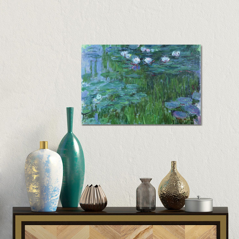 Waterlilies, 1914-17 - Gallery-Wrapped Canvas Giclée, 12" H x 18" W