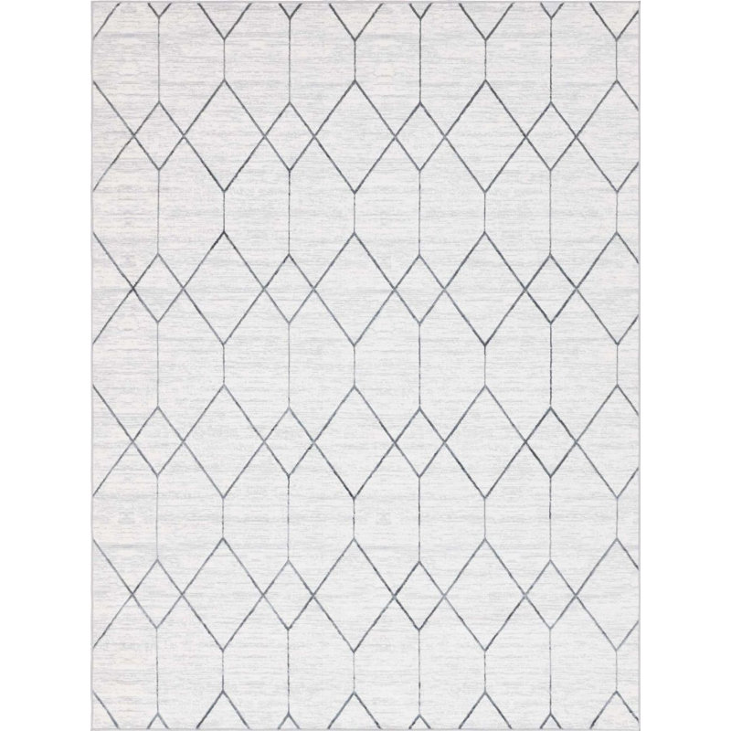 Clidy Abstract Indoor Rug, Rectangle 9' x 12'