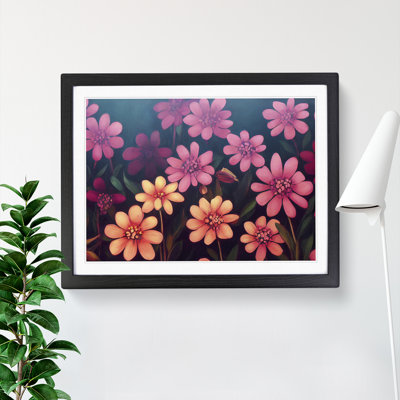 XH1022-9202X Tremendous Flowers - Single Picture Frame Painting