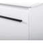 Meuble-lavabo simple 48 po avec armoire et plateau en résine Elegant Lighting Gerard (blanc)