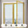 Frosted Privacy Window Film Static Cling Non-Adhesive Vinyl Glass Covering Anti UV Decorative For Home Office Rain Pattern Easy Install Reusable