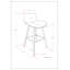 Tabouret à hauteur de comptoir / bar Harvard (ensemble de 2)-1825606316-1825606314