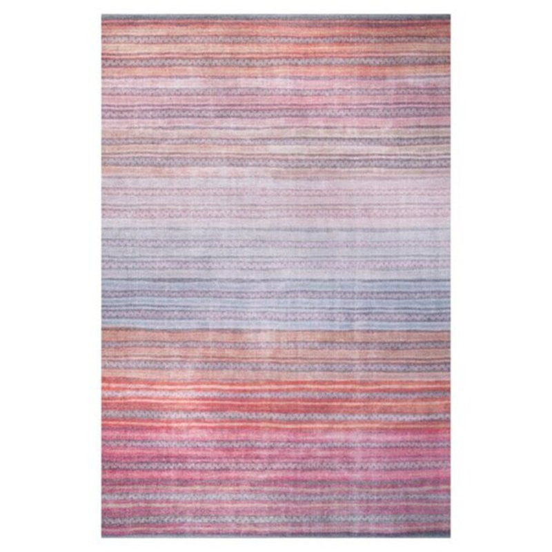 Luxueux tapis lavable à la machine, 100% polyester, 7,5 x 10,8 pieds | Hauteur des poils: 0,2 po, 1850 g / m² | Dessus en polyester recyclé, facile d'entretien, parfait pour le salon et la chambre à coucher, conception douce et durable