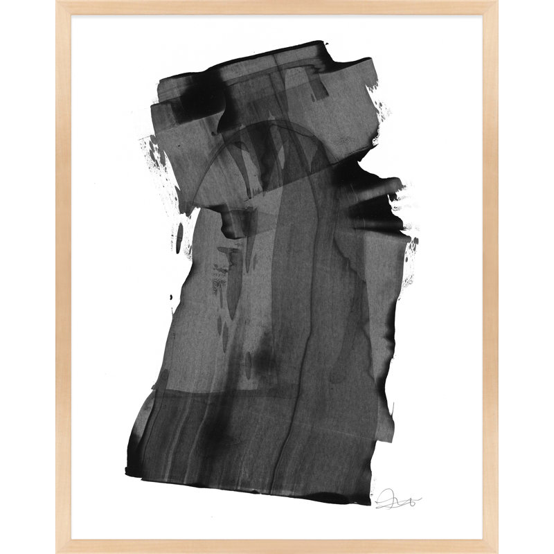 Brushstroke 6 Painting by Jacques Pilon, 25" H x 20" W x 1.25" D, Maple Wood