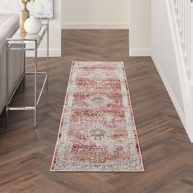 Oldham Oriental Area Rug, Runner 0.61 x 1.73cm