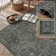 Distressed Green Vintage Washable Non-Slip Area Rug For Living Room, Bedroom