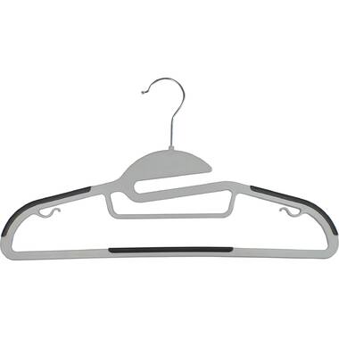 Menley Non-Slip Standard Hanger for Dress/Shirt/Sweater Rebrilliant Color: Light Gray