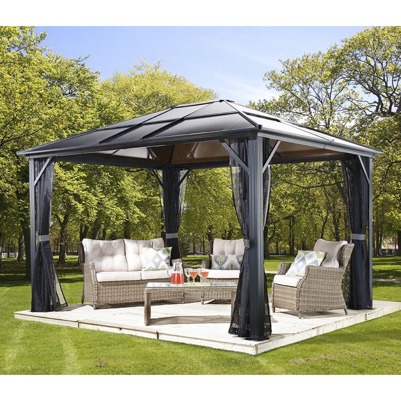 Sojag Meridien 10 ft. x 14 ft. Gazebo, 10' W x 14' L