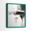 Série ABSTRACT - Impression encadrée de qualité supérieure - prêt à accrocher - aucun clou requis-876040684-876040687