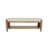 Noah Solid Wood Entryway Storage Bench with Upholstered Polyester Seat and Open Shelf-121354315