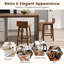 Tabouret de comptoir 24,5 po Itsuko-873919031