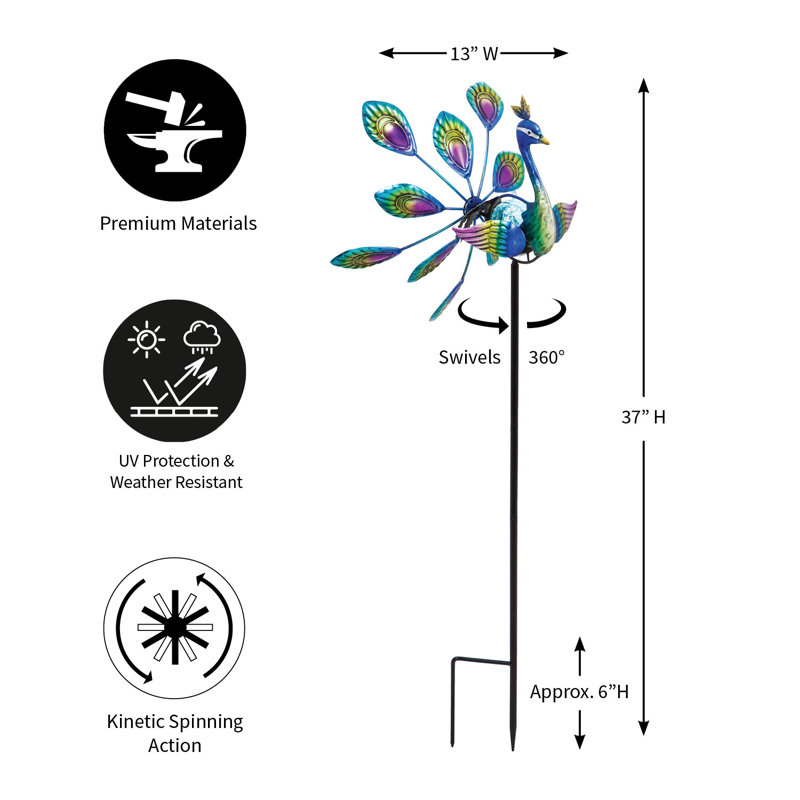 Rockcale Animals Garden Stake