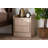 Caden Cassidi Walnut Brown Finished Wood 1-Door Nightstand-712721642