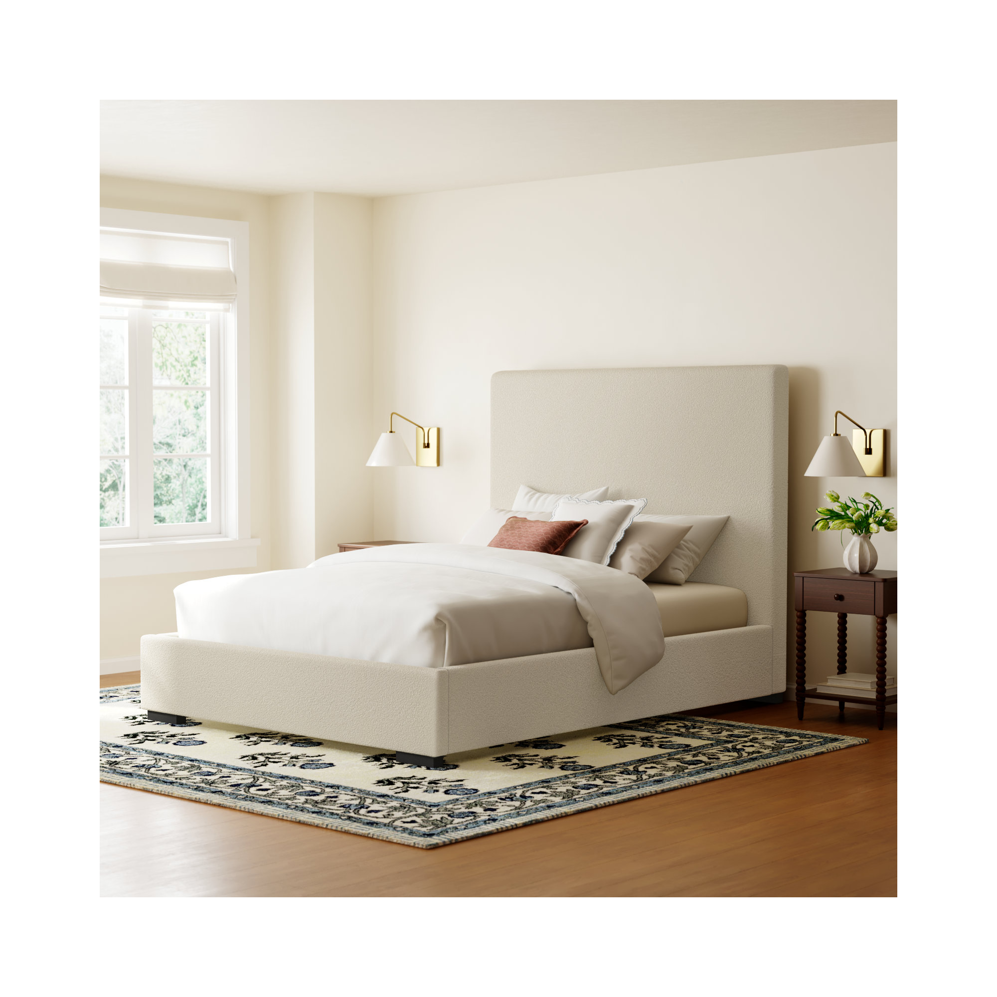 Tyndall Upholstered Bed, Queen 